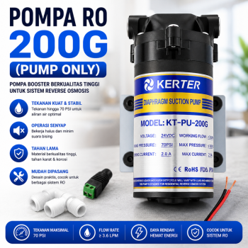 Pompa RO 200G (Hanya Pompa)