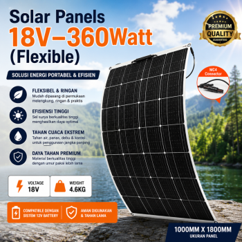 Solar Panels 18V -360Watt (Flexible)