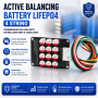 Active Balancing Battery LifePO4 4 String