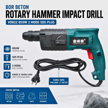 Mesin Bor Listrik - Strong Power : Drill & Hammer