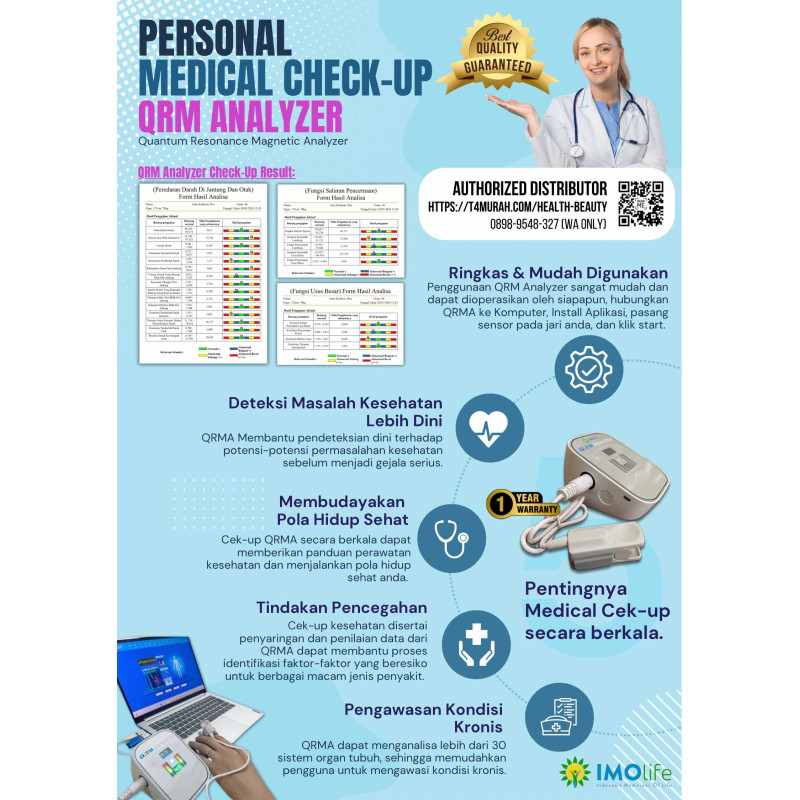 Alat Terapi Kesehatan IMOLife Q11 Analyzer QRMA Alat Terapi Kesehatan IMOLife Q11 Analyzer QRMA