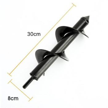 Mata Bor Biopori Resapan Titanium Spiral Penggali Tanah 8cm Mata Bor Biopori Resapan Titanium Spiral Penggali Tanah 8cm