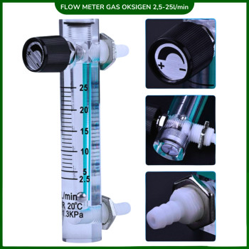 Flow Meter Oksigen LZQ 2.5-25 L  Flow Meter Oksigen LZQ 2.5-25 L