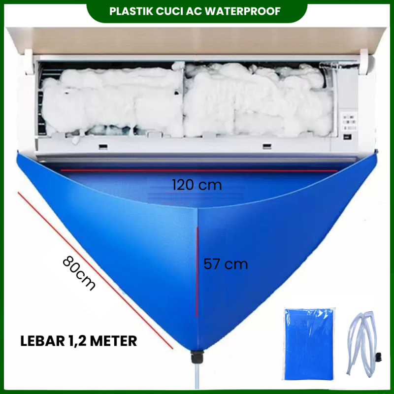 Plastik Cuci AC 120cm - AC Wash Plastic Cover 