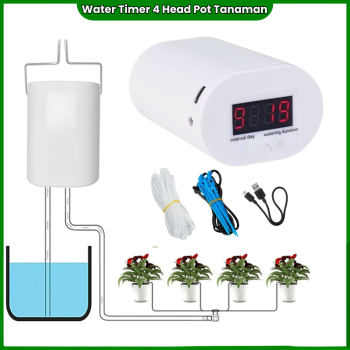 Timer Siram Tanaman Otomatis Watering 4 Head Timer Siram Tanaman Otomatis Watering 4 Head