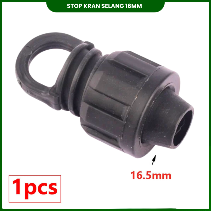 Konektor Penutup Selang Tetes - Lock Nut Plug