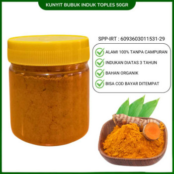 Kunyit Bubuk 50gram  - Innusa Kunyit Bubuk 50gram  - Innusa