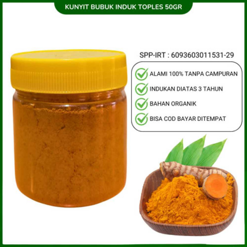Kunyit Bubuk 50gram - Innusa Kunyit Bubuk 50gram - Innusa