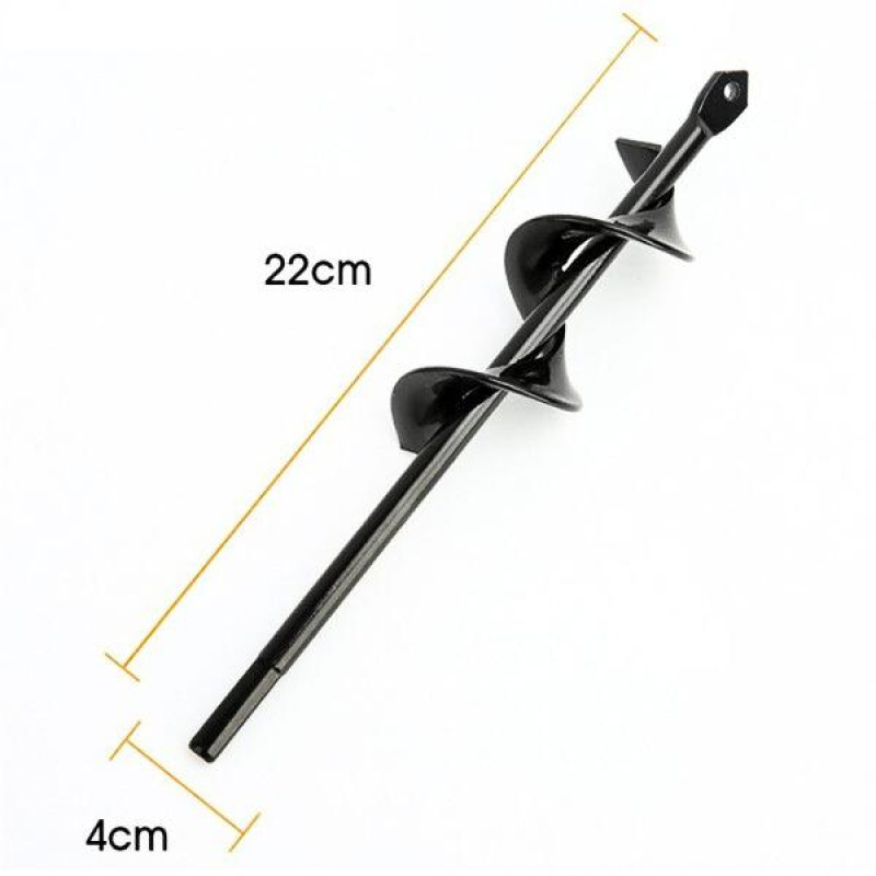 Mata Bor Biopori Resapan Titanium Spiral Penggali Tanah 4cm Mata Bor Biopori Resapan Titanium Spiral Penggali Tanah 4cm