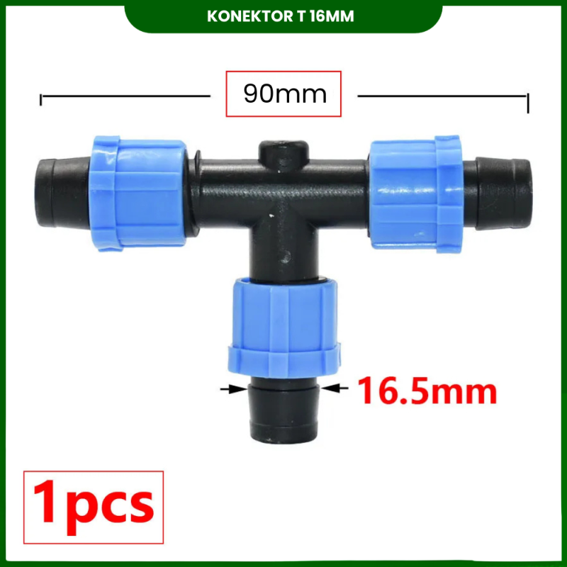 Konektor Hose Tee - Selang Tetes