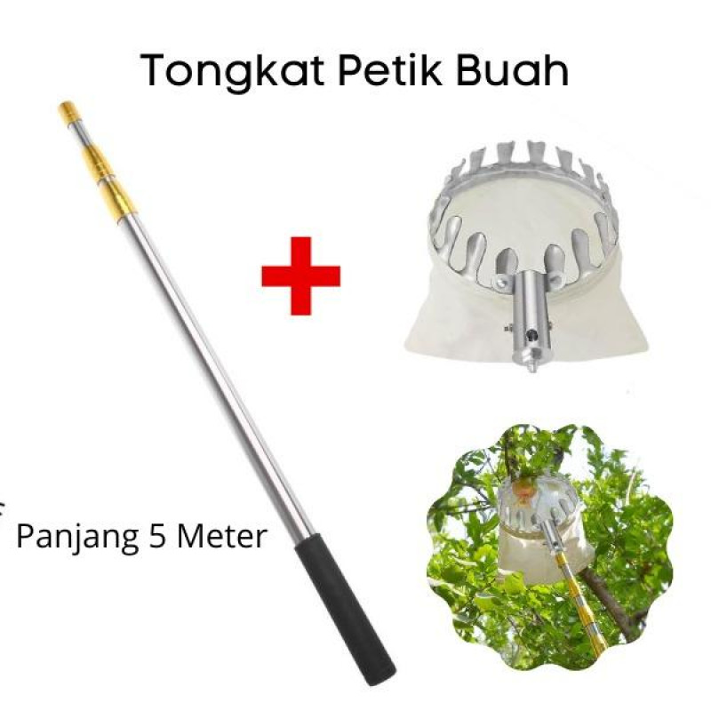 Tongkat Petik Buah 5 Meter Tongkat Petik Buah 5 Meter
