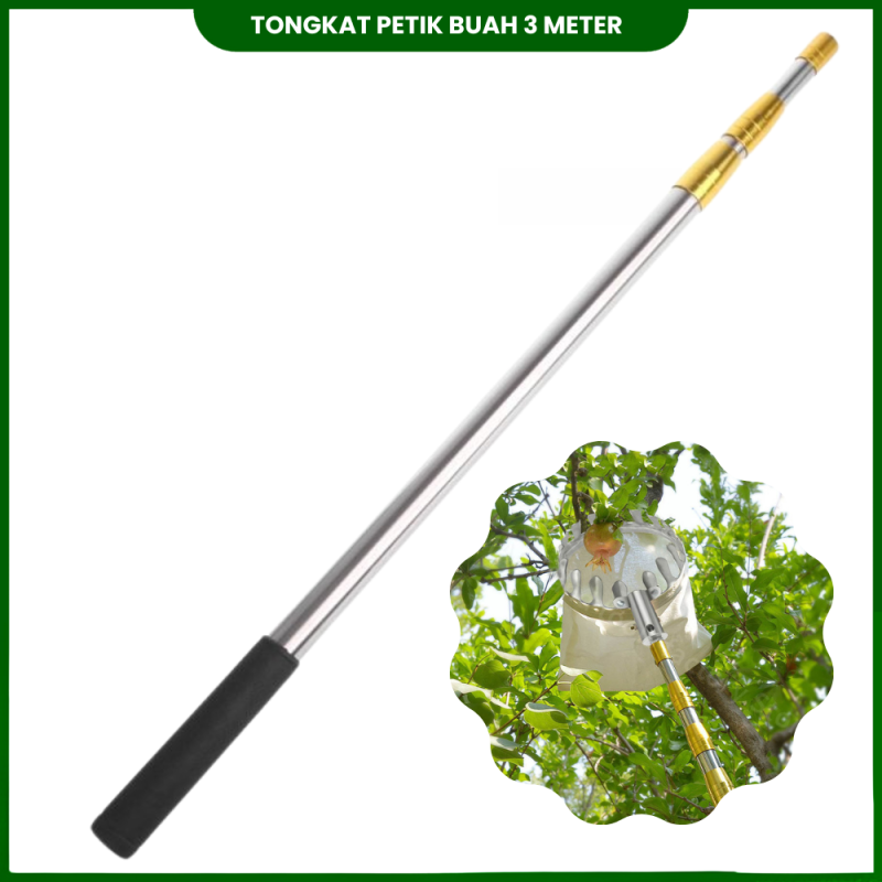 Tongkat Petik Buah 3 Meter Tongkat Petik Buah 3 Meter