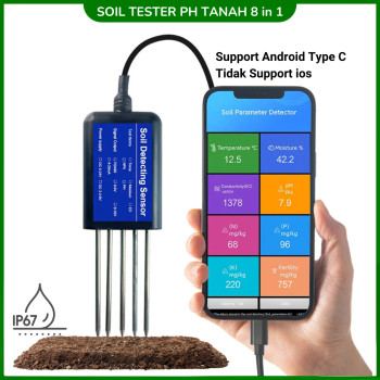 PH Tanah 8 in 1 Soil Tester PH Tanah 8 in 1 Soil Tester