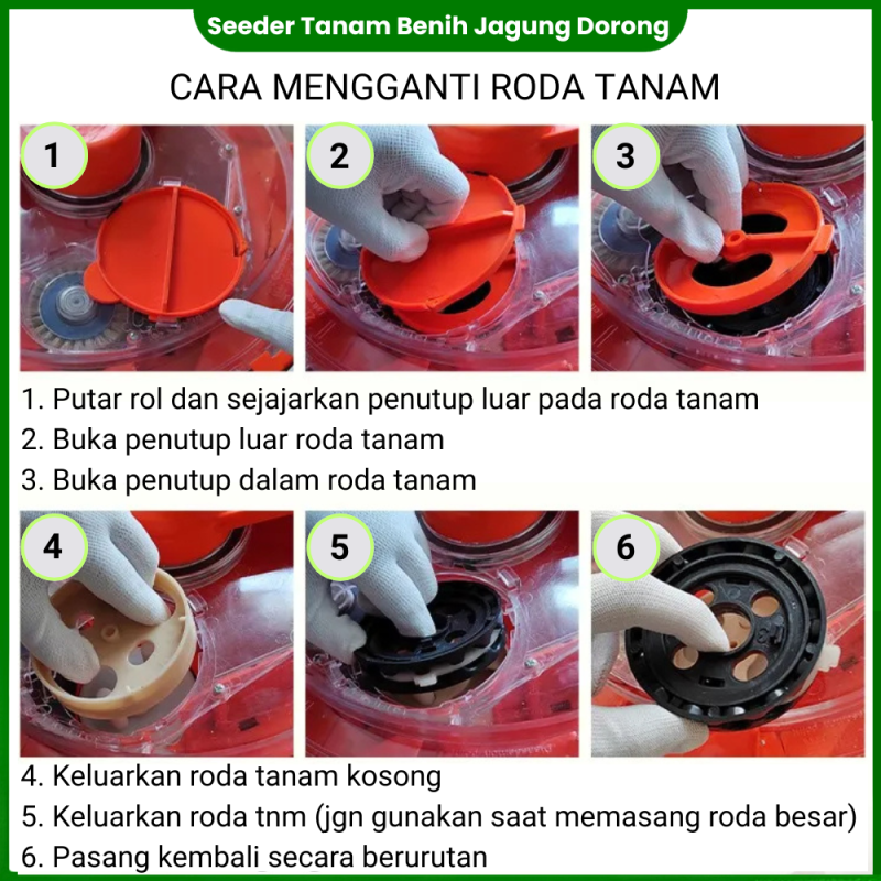 Alat Tanam Benih Jagung Kacang Padi Dorong Manual 8 Lubang Alat Tanam Benih Jagung Kacang Padi Dorong Manual 8 Lubang