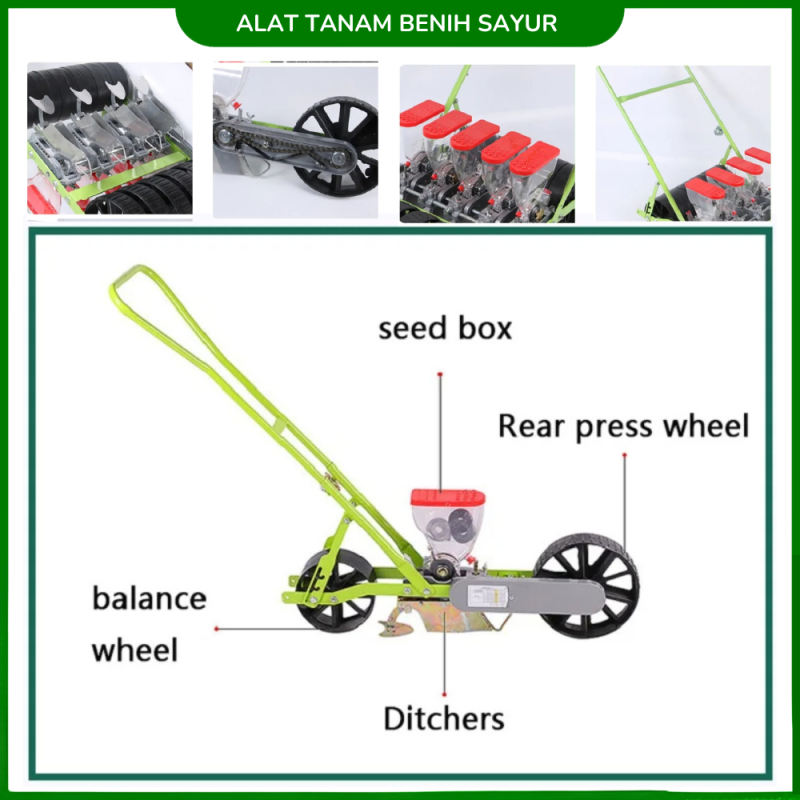 Alat Tanam Benih Biji Sayuran Dorong Alat Tanam Benih Biji Sayuran Dorong