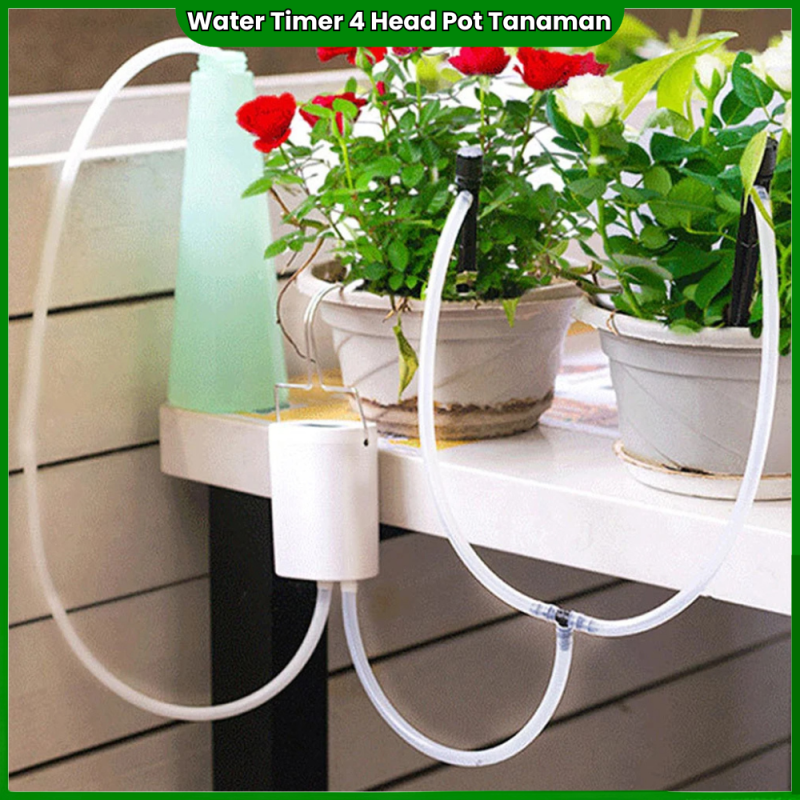Timer Siram Tanaman Otomatis Watering 4 Head Timer Siram Tanaman Otomatis Watering 4 Head