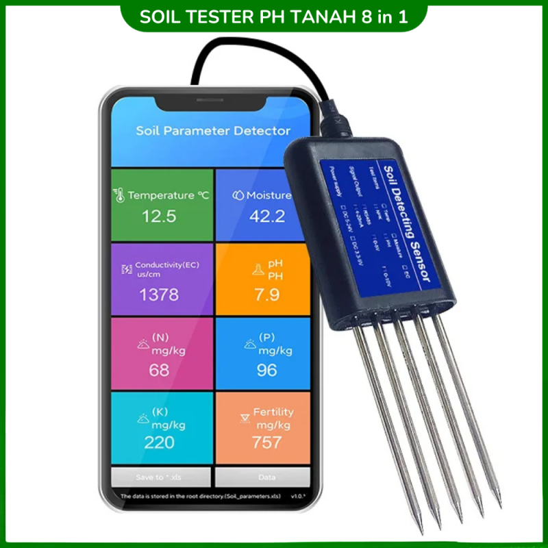 Soil Tester PH Tanah 8 in 1 Fertility Moisture Soil Tester PH Tanah 8 in 1 Fertility Moisture