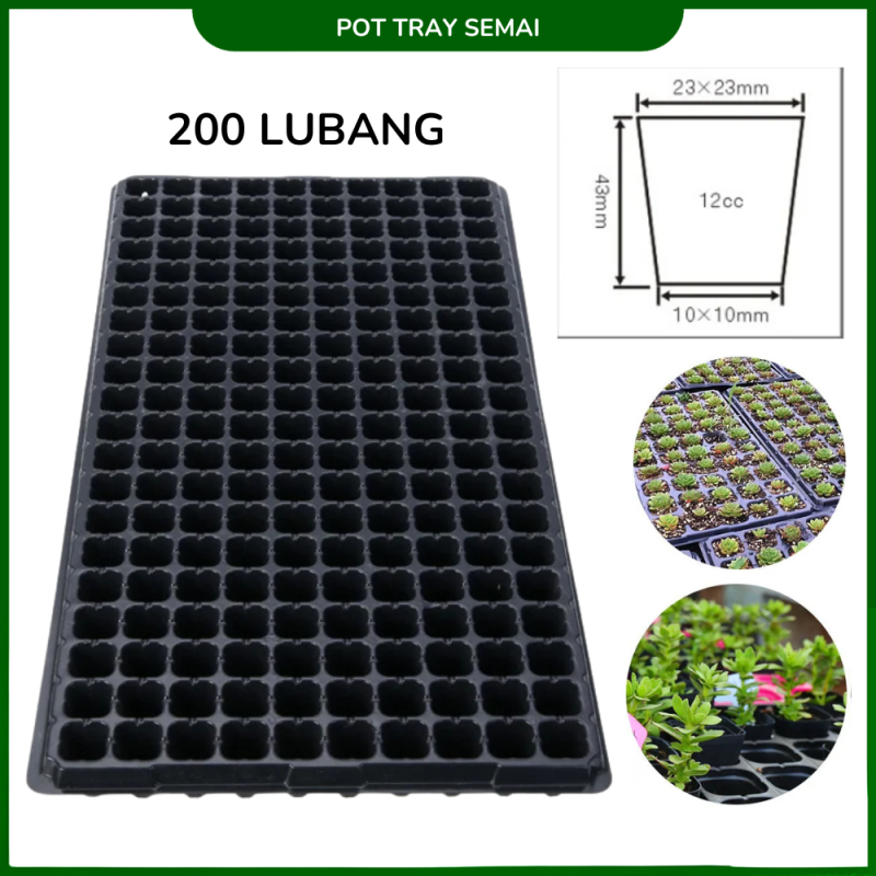 Tray Semai Sayuran Pot Benih Bibit Tanaman Hidroponik Tray Semai Sayuran Pot Benih Bibit Tanaman Hidroponik