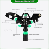 Sprinkler 4 Nozzle Mutar 360 Derajat 1 Inch Irigasi Taman Kebun