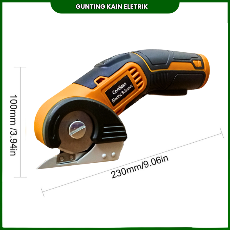 Gunting Kain Elektrik Power Baterai 2000 mAh Gunting Kain Elektrik Power Baterai 2000 mAh
