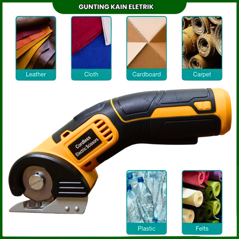 Gunting Kain Elektrik Power Baterai 2000 mAh Gunting Kain Elektrik Power Baterai 2000 mAh