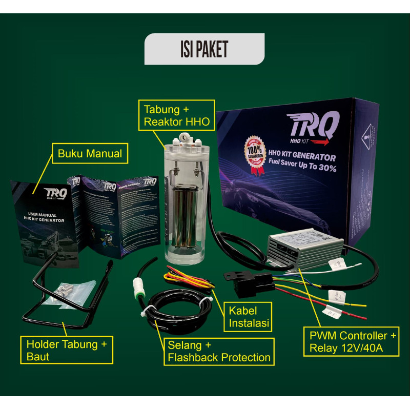 HHO Generator TRQ Mobil Versi 2 HHO Generator TRQ Mobil Versi 2