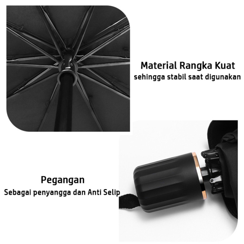 Payung Mobil Anti Panas Sinar UV Matahari Cover Kaca Depan Payung Mobil Anti Panas Sinar UV Matahari Cover Kaca Depan