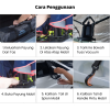 Payung Mobil Manual Portable Anti Panas Payung Mobil Manual Portable Anti Panas