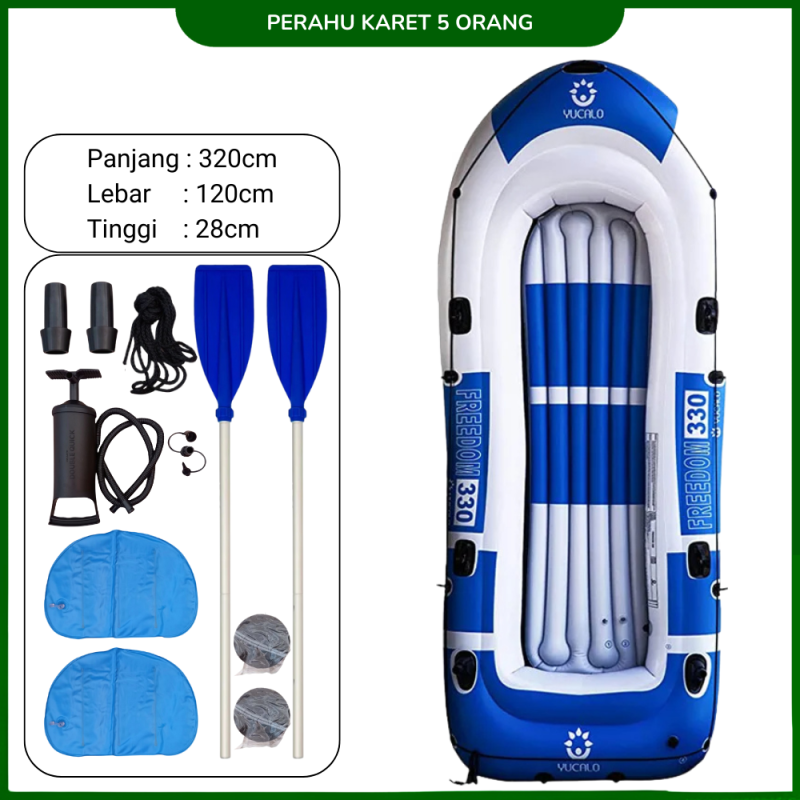Perahu Karet Angin Kapasitas 5 Orang Perahu Karet Angin Kapasitas 5 Orang