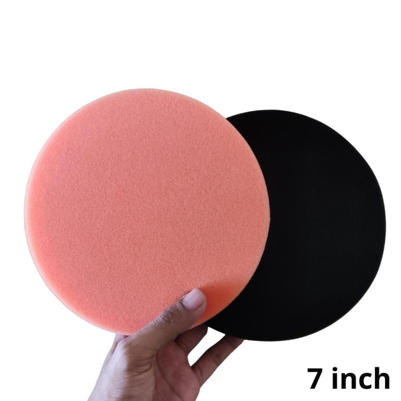 Busa Poles 7 Inch Hitam Gelombang