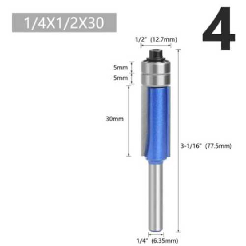 Mata Router Double Bearing Bit 10 mm (1/2)