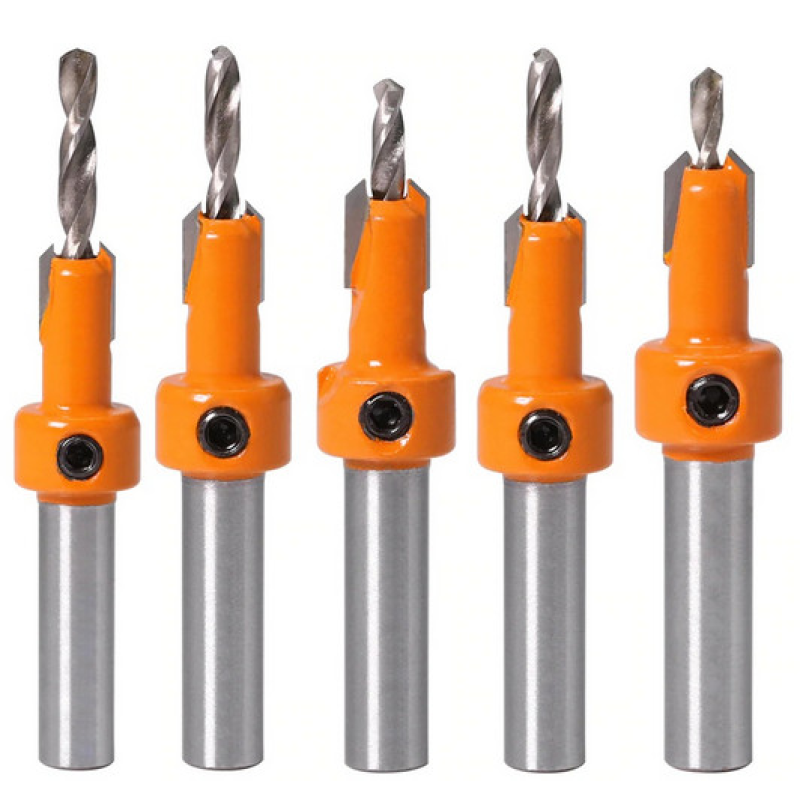 Mata Bor Countersink Kayu 8mm pembuat drat baut kayu sekrup kayu Mata Bor Countersink Kayu 8mm pembuat drat baut kayu sekrup kayu
