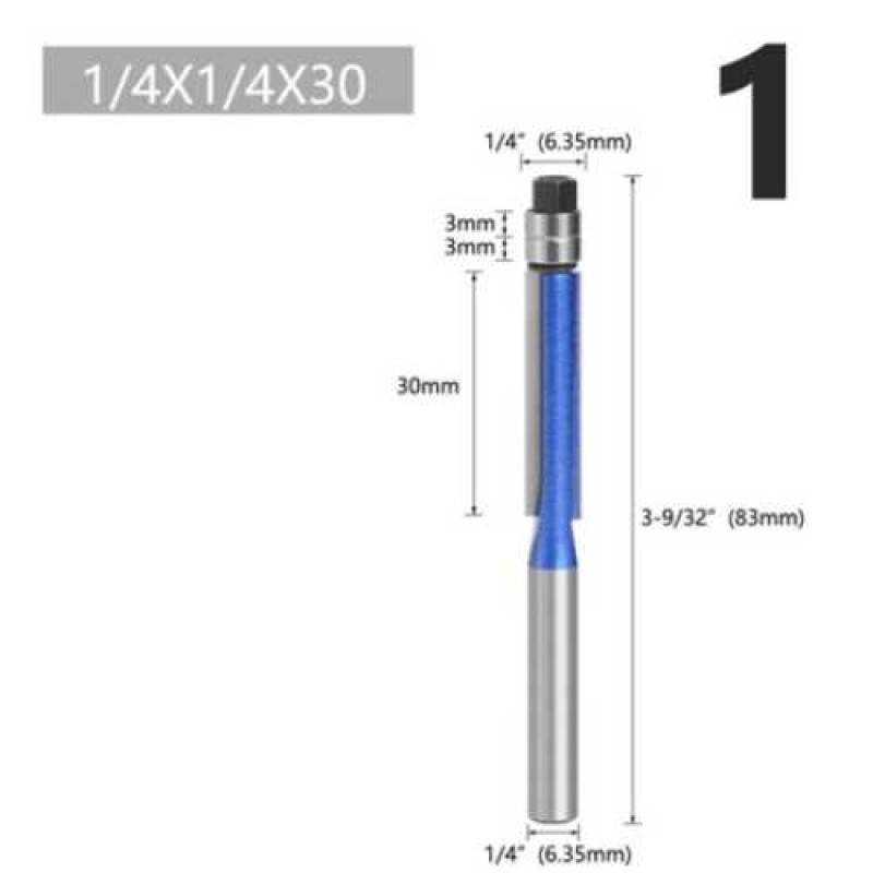 Mata Router Double Bearing Bit 6mm (1/4)