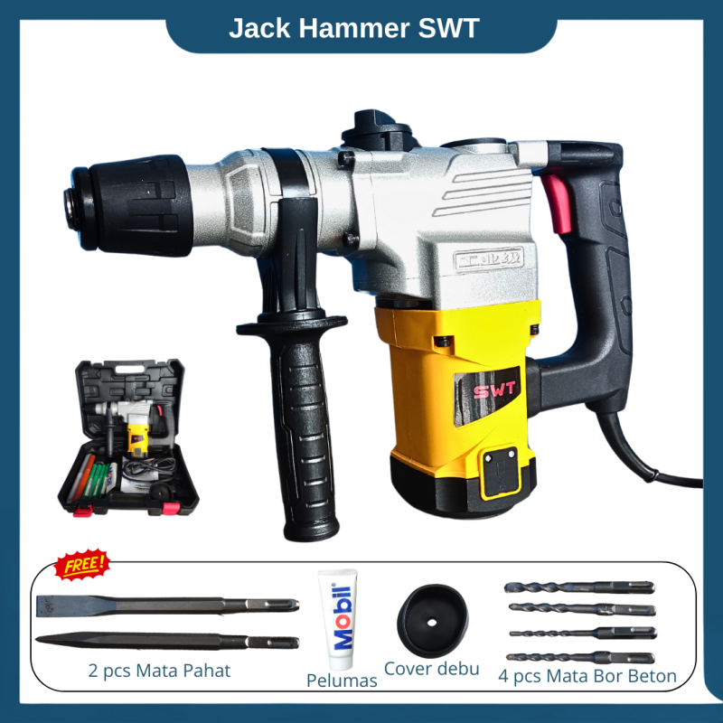 Jack Hammer Bor Listrik Drill Mesin Bobok Beton Lengkap Jack Hammer Bor Listrik Drill Mesin Bobok Beton Lengkap