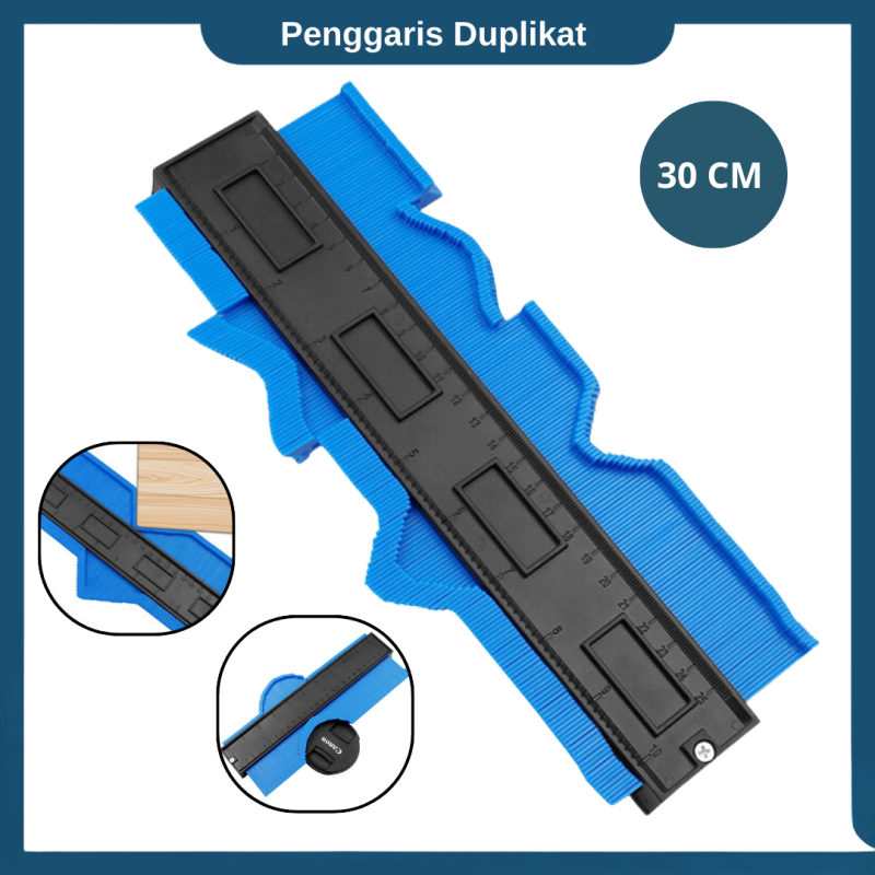 Penggaris Kontur Duplikator 25 cm ukur dimensi keramik Penggaris Kontur Duplikator 25 cm ukur dimensi keramik