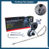 Gunting plat besi adapter bor pemotong seng alumunium holo spandek Gunting plat besi adapter bor pemotong seng alumunium holo spandek
