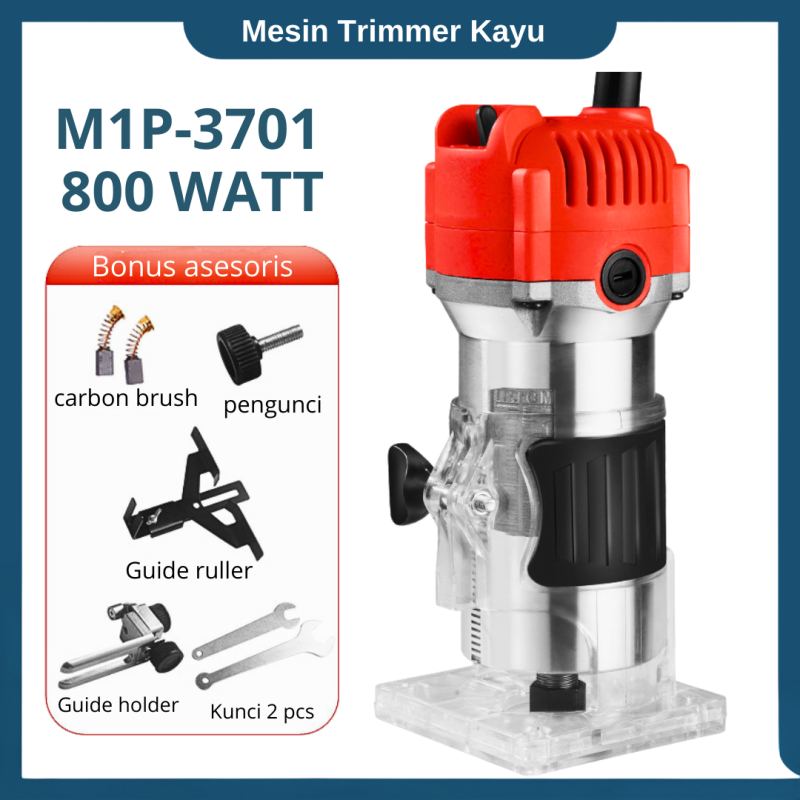 Mesin trimmer kayu M1P3701 profil router kayu