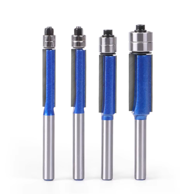 Mata Trimmer kayu double bearing flush trim 1/4 shank Mata Trimmer kayu double bearing flush trim 1/4 shank