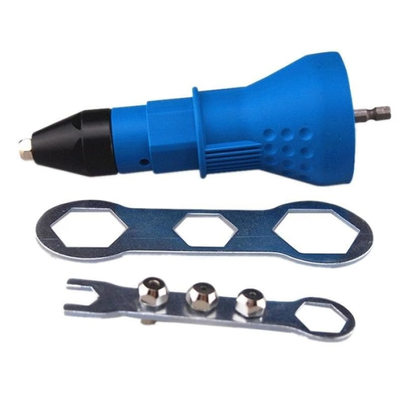 Tang Rivet Adapter mesin bor baterai listrik Penarik paku keling Tang Rivet Adapter mesin bor baterai listrik Penarik paku keling