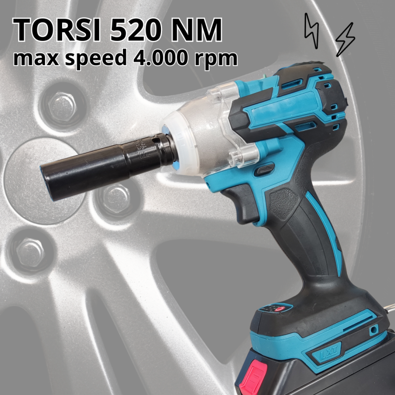 Kunci Roda Impact wrench 21 Volt Pembuka Baut Roda Portable Kunci Roda Impact wrench 21 Volt Pembuka Baut Roda Portable