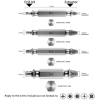 Screw Extractor pembuka sekrup rusak 5 pcs Screw Extractor pembuka sekrup rusak 5 pcs