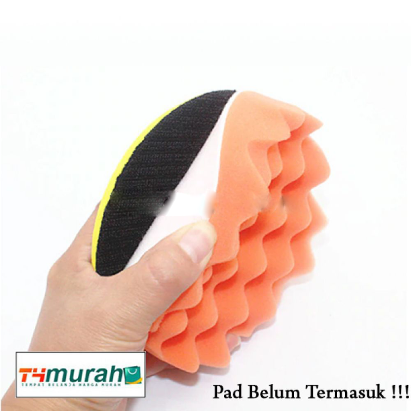 Busa Mesin Poles 7 Inch Orange Dan Hitam Satu Set Busa Mesin Poles 7 Inch Orange Dan Hitam Satu Set