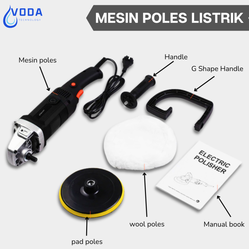 Mesin Poles Mobil 7 inch rotary 1400 watt Mesin Poles Mobil 7 inch rotary 1400 watt