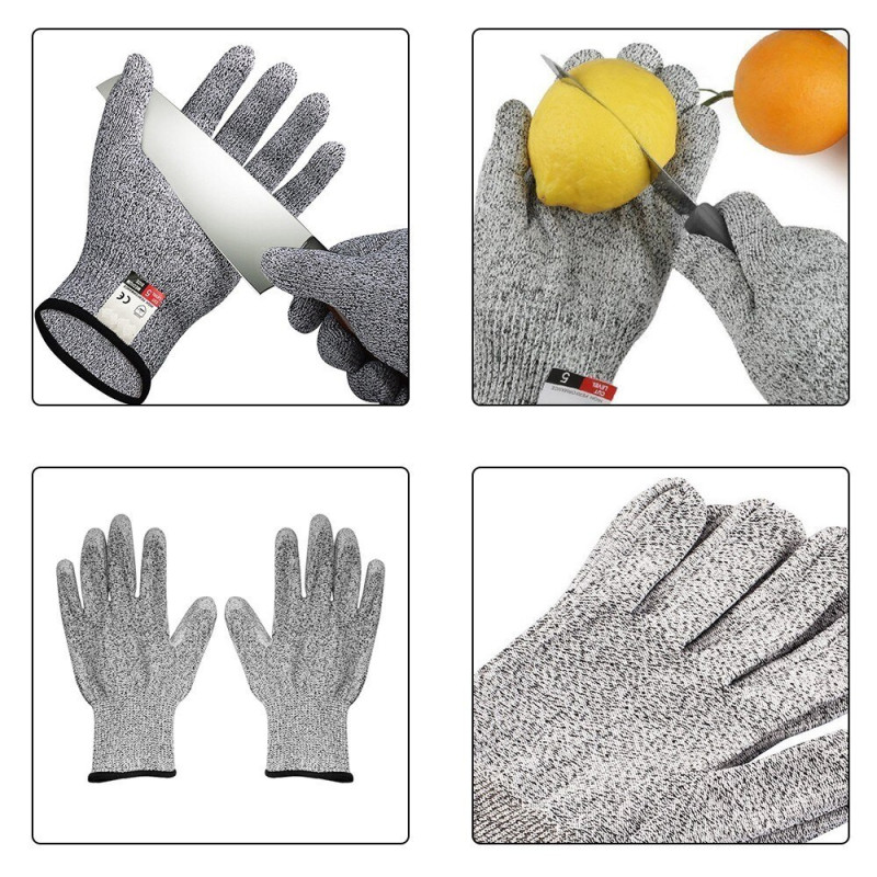 Sarung Tangan Keselamatan Tahan Goresan Cutter Resistant Gloves Sarung Tangan Keselamatan Tahan Goresan Cutter Resistant Gloves