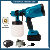 Spray paint kompresor semprotan cat baterai 21 volt alat semprot cat portable Spray paint kompresor semprotan cat baterai 21 volt alat semprot cat portable