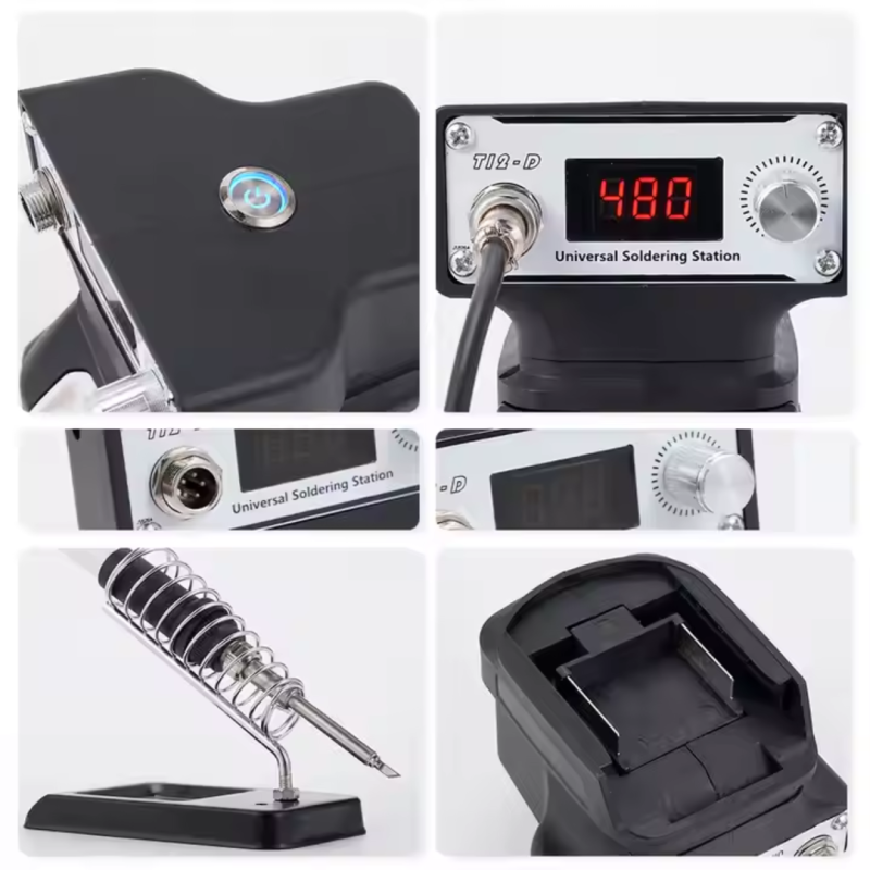 Solder T12 Portable Mesin Solder Baterai Solder timah Solder T12 Portable Mesin Solder Baterai Solder timah