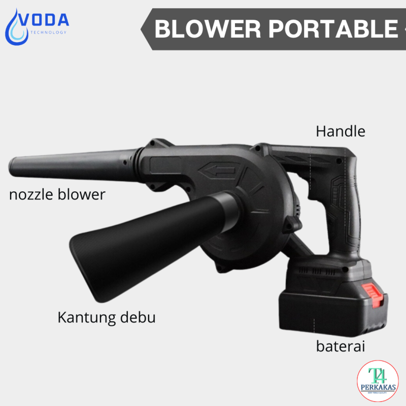 Mesin Blower angin Portable 21 volt Peniup blower dan vacuum 2 in 1 Mesin Blower angin Portable 21 volt Peniup blower dan vacuum 2 in 1