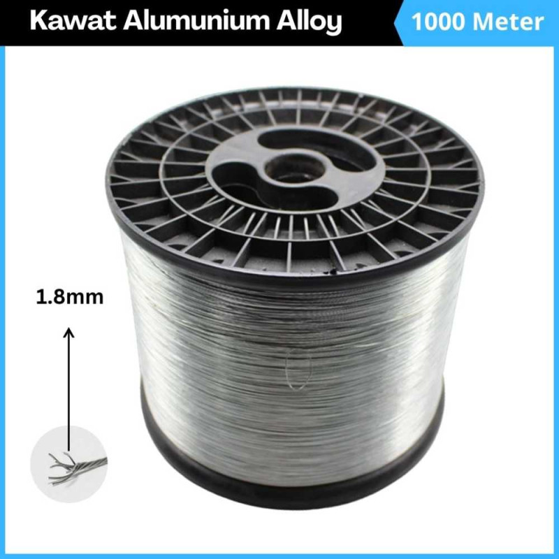 Kawat Pagar Listrik Alloy Wire Per Roll 1000m Kawat Pagar Listrik Alloy Wire Per Roll 1000m