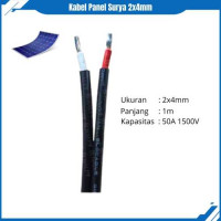 Kabel Solar Panel Surya  2*4mm 1 Meter