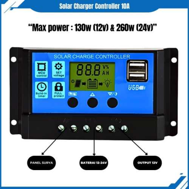 Solar Charger Controller 10A Solar Charger Controller 10A